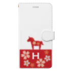 HARUnoSAKURAのHARUnoSAKURA『H』 Book-Style Smartphone Case