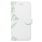 UsamaruのElegant Snow Drops Book-Style Smartphone Case