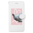 ぽぽこ🐰SHOPのくしくしバニラたん. ハートver Book-Style Smartphone Case