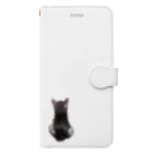 nya nya*のバックショットねこ Book-Style Smartphone Case