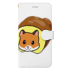 ハムぱん☆ハムロール＠直売店のハムロール（裏系はロゴ付き） Book-Style Smartphone Case