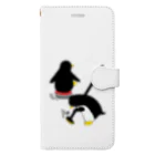 KURASANCHのカーリングペンギン(くらさんち) Book-Style Smartphone Case