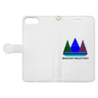 GAKCHAN MOUNTAIN SHOPのGAKCHAN MOUNTAIN GOODS Book-Style Smartphone Case:Opened (outside)