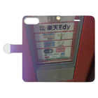 zozo7218の電子マネー Book-Style Smartphone Case:Opened (outside)