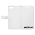 gk shopのBANG　Logo Book-Style Smartphone Case:Opened (outside)