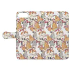 SCHINAKO'SのBunnies and Ribbons Book-Style Smartphone Case:Opened (outside)