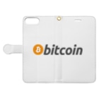 OWLCOIN ショップのBitcoin ビットコイン Book-Style Smartphone Case:Opened (outside)