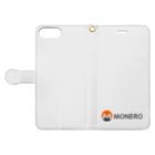 OWLCOIN ショップのMonero モネロ Book-Style Smartphone Case:Opened (outside)