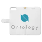 OWLCOIN ショップのOntology オントロジー 手帳型スマホケースを開いた場合(外側)
