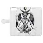 AnomaliA-NachiのBaphomet Book-Style Smartphone Case:Opened (outside)