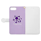 NPO法人 Purple Codeのスタッフ専用 Book-Style Smartphone Case:Opened (outside)