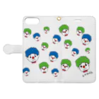 Louis.のLouis_ピエロ2 Book-Style Smartphone Case:Opened (outside)