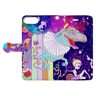 rain×tearのcircusざうるす Book-Style Smartphone Case:Opened (outside)