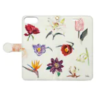 上/うえのお気に入りの花 Book-Style Smartphone Case:Opened (outside)