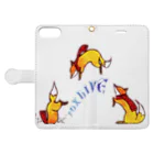 Drecome_DesignのFOX DIVE Book-Style Smartphone Case:Opened (outside)