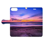 YukapasaのKAMAYA BEACH Book-Style Smartphone Case:Opened (outside)