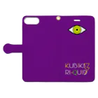 KUBIKIRI-QUID⚡SHOPのクビキリキッドＯＧ　九サン使用モデル Book-Style Smartphone Case:Opened (outside)