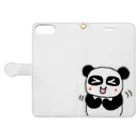 CO-ZOOのぱんだかわいい Book-Style Smartphone Case:Opened (outside)