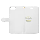 鐘真庵 SUZURI店のVongole Bianco Book-Style Smartphone Case:Opened (outside)