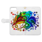 AURA_HYSTERICAのOver_The_Rainbow Book-Style Smartphone Case:Opened (outside)