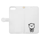 yimikkyのクマハルくん Book-Style Smartphone Case:Opened (outside)