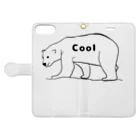 Eatn-kkのCool bear Book-Style Smartphone Case:Opened (outside)