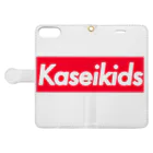 shishimairmkのKaseikids 手帳型スマホケースを開いた場合(外側)