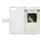 Art Baseのグスタフ・クリムト / 1896 /Junius / Gustav Klimt Book-Style Smartphone Case:Opened (outside)