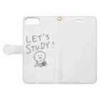 まだ生き物の部屋のLET’S STUDY Book-Style Smartphone Case:Opened (outside)