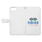 KBI SHOPのKBI48ワンポイントシリーズ Book-Style Smartphone Case:Opened (outside)