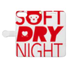 Maco's Gallery ShopのSOFT DRY NIGHT 手帳型スマホケースを開いた場合(外側)