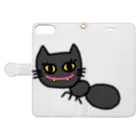 nyakkiのありねこ Book-Style Smartphone Case:Opened (outside)