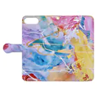 lalasandiegoのpalette.2(横ver.) Book-Style Smartphone Case:Opened (outside)