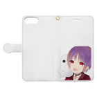 Rumine+XTのるみねとメジェド様 Book-Style Smartphone Case:Opened (outside)