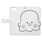 non_nのぷくぷくあかちゃん Book-Style Smartphone Case:Opened (outside)