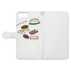 -YourStyle-のyum yum  Book-Style Smartphone Case:Opened (outside)