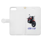 シバタイガーのCB750F Book-Style Smartphone Case:Opened (outside)