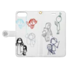 @のゆる~い第五人格(ハンター) Book-Style Smartphone Case:Opened (outside)