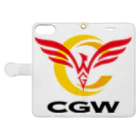 キャスバル公式ファングッズショップのCGW公式グッズ Book-Style Smartphone Case:Opened (outside)