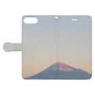 ENDER_007_Sの富士山_元旦_長 Book-Style Smartphone Case:Opened (outside)