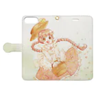 Torine_Kiichigoの赤毛の女の子 Book-Style Smartphone Case:Opened (outside)