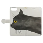 en.en.のぬーっとねこ Book-Style Smartphone Case:Opened (outside)