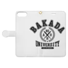 グラフィンのバカダ大学 BAKADA UNIVERSITY Book-Style Smartphone Case:Opened (outside)