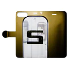 PPPRの Train door Book-Style Smartphone Case:Opened (outside)