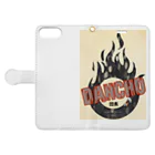 団長のDANCHO Book-Style Smartphone Case:Opened (outside)