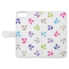 MARUKOSHIKIのPANDA LAUREN Book-Style Smartphone Case:Opened (outside)