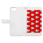 SWEET ROOMの仔犬の大群 Book-Style Smartphone Case:Opened (outside)