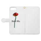 Lil'Tyler's Clothing.の「Hate Me FLOWER」 Book-Style Smartphone Case:Opened (outside)