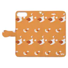 GOLDFISH WORKSのうねねこ　手帳型スマホケース Book-Style Smartphone Case:Opened (outside)