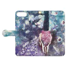 Lost'knotのMale peacock Book-Style Smartphone Case:Opened (outside)